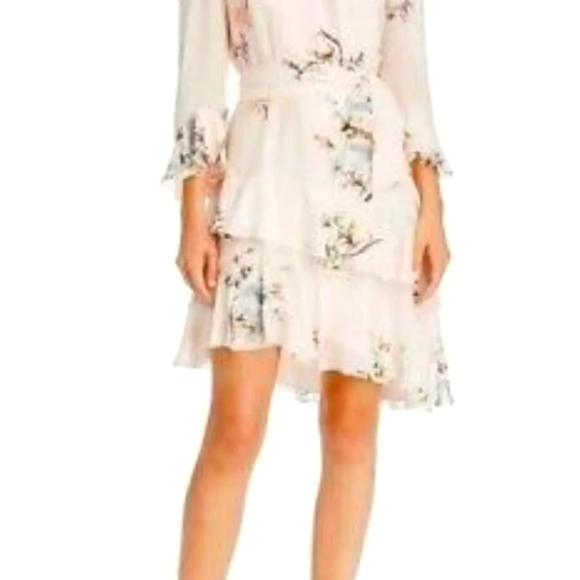 NWT Joie Cocktail Kayane Goldenrod 100% Silk Dress Size 2 - Picture 5 of 15